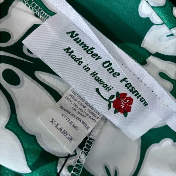 Green Floral Hawaïen Sundress - Picture 3 of 4